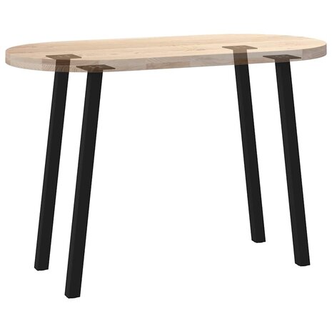 Salontafelpoten 4 st 72 cm staal zwart 8