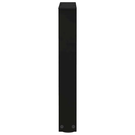 Eettafelpoten 2 st V-vormig 28x(42-43,3) cm staal zwart 6