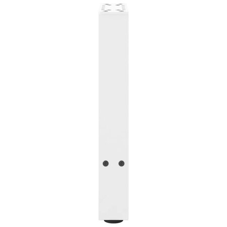 Salontafelpoten 2 st 28x(42-43) cm staal wit 6