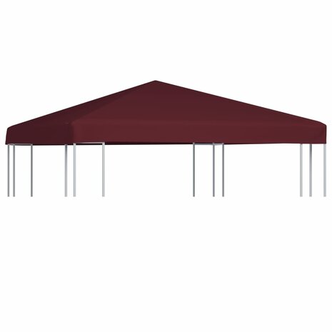 Prieeldak 310 g/m² 3x3 m bordeaux 1