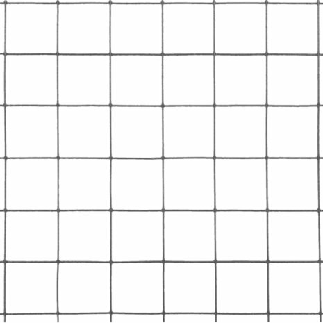 Kippengaas 25x0,5 m staal met PVC coating grijs 4