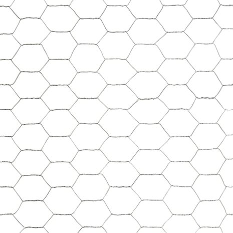 Kippengaas 25x1,5 m gegalvaniseerd staal zilverkleurig 4