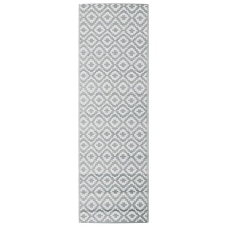 Buitenkleed ARAKIL 80x250 cm PP grijs 2