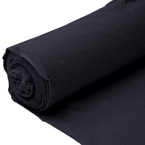 Geotextielmembraan 1x10 m polyestervezel zwart 8