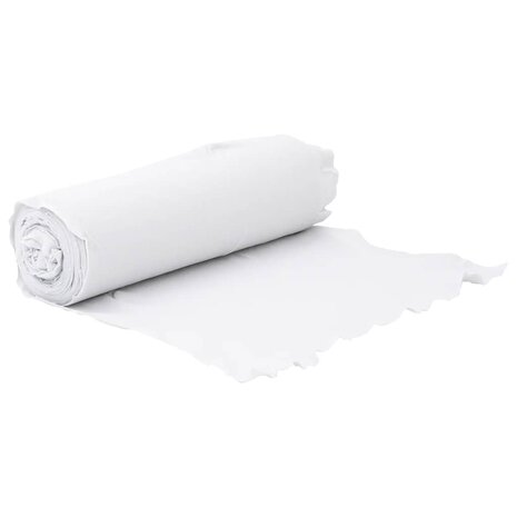 Geotextielmembraan 1x50 m polyestervezel wit 2