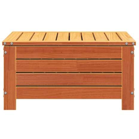 Tuinvoetenbank 62x63,5x32 cm massief grenenhout wasbruin 5