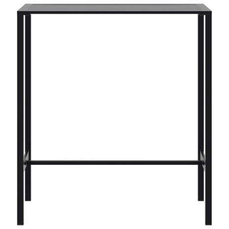 Bartafel 100x50x110 cm gepoedercoat staal zwart 4