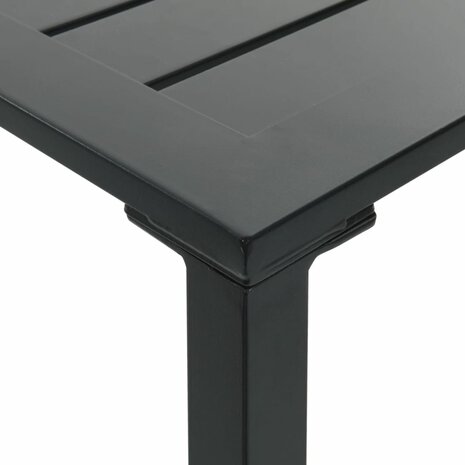 Bartafel 100x50x110 cm gepoedercoat staal zwart 7