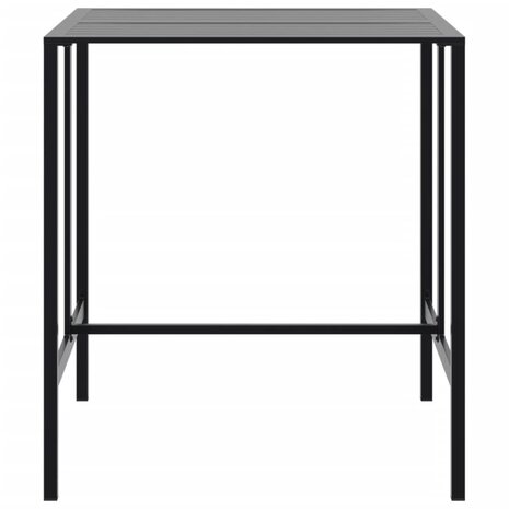Bartafel 100x100x110 cm gepoedercoat staal zwart 4