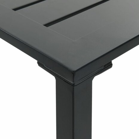 Bartafel 100x100x110 cm gepoedercoat staal zwart 7