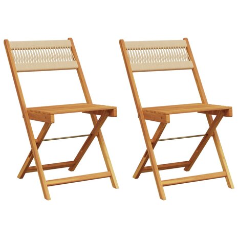 Bistrostoelen 2 st massief acaciahout en touw beige 2