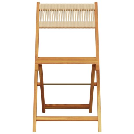 Bistrostoelen 2 st massief acaciahout en touw beige 5