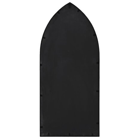 Tuinspiegel 100x45 cm ijzer zwart 4