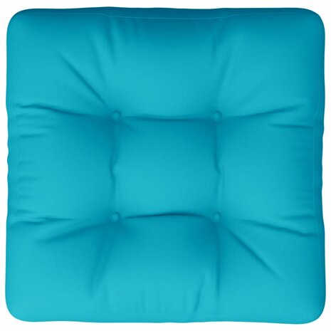 Palletkussen 60x60x12 cm stof turquoise 6