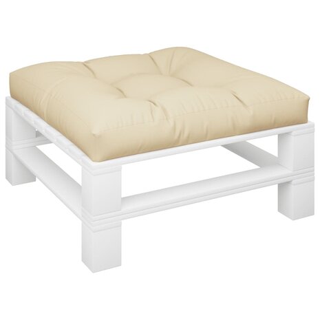 Palletkussen 70x70x12 cm beige 3