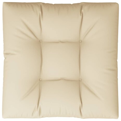 Palletkussen 70x70x12 cm beige 6