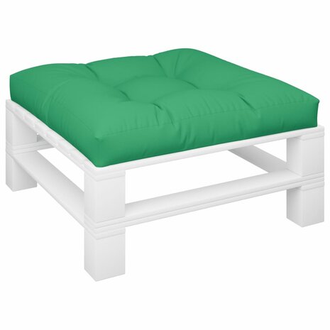Palletkussen 80x80x12 cm stof groen 3