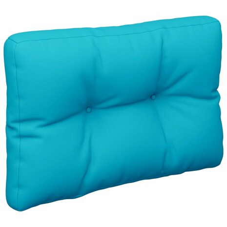 Palletkussen 50x40x12 cm stof turquoise 2