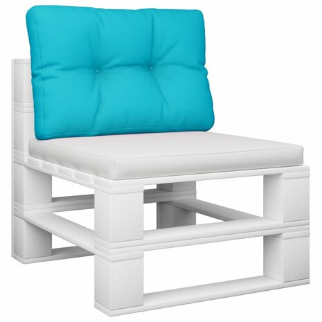 Palletkussen 50x40x12 cm stof turquoise 3