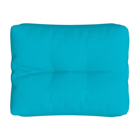 Palletkussen 50x40x12 cm stof turquoise 6