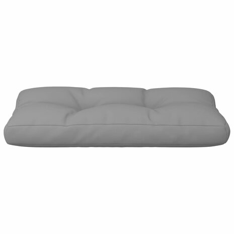 Palletkussen 80x40x12 cm stof grijs 5