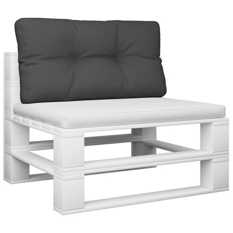 Palletkussen 80x40x12 cm stof zwart 3