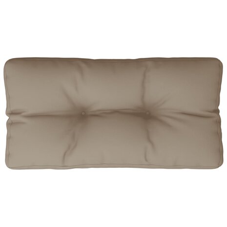Palletkussen 80x40x12 cm stof taupe 2