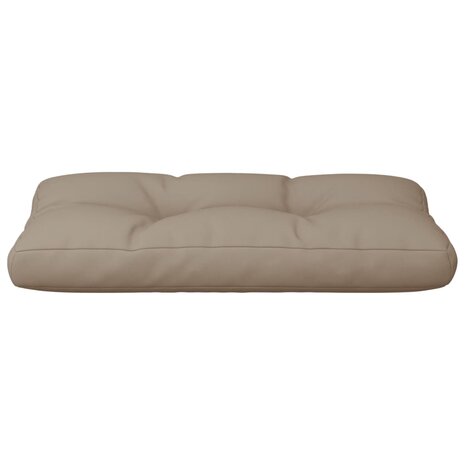 Palletkussen 80x40x12 cm stof taupe 5