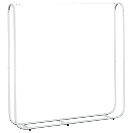 Haardhoutrek met regenhoes 150x25x150 cm gegalvaniseerd staal 6