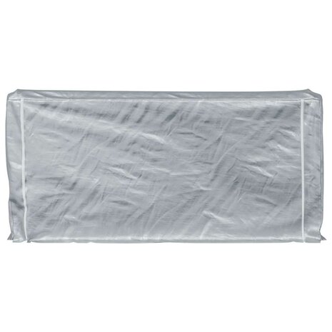 Haardhoutrek met regenhoes 300x25x150 cm gegalvaniseerd staal 6