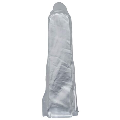 Haardhoutrek met regenhoes 300x25x150 cm gegalvaniseerd staal 7