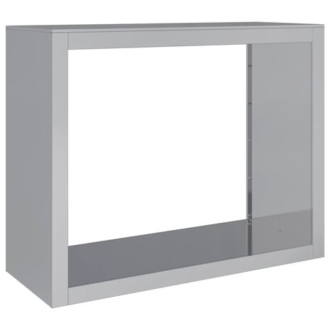 Haardhoutrek 100x40x80 cm gegalvaniseerd staal 2