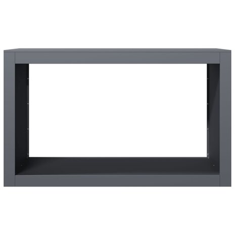 Haardhoutrek 100x40x60 cm staal antracietkleurig 4