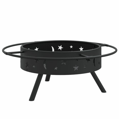 Vuurplaats met pook XXL 70 cm staal 4