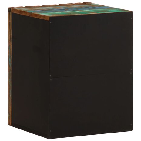 Badkamerwandkast 38x34x48 cm massief acaciahout 5
