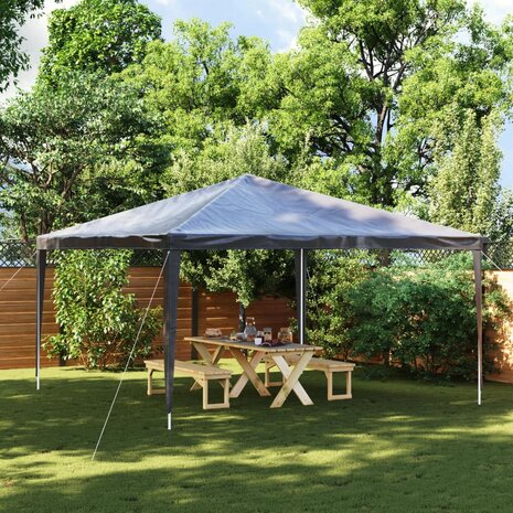 Partytent professioneel 90 g/m² 4x4 m antraciet 1