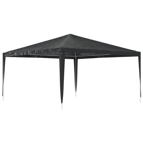 Partytent professioneel 90 g/m² 4x4 m antraciet 5