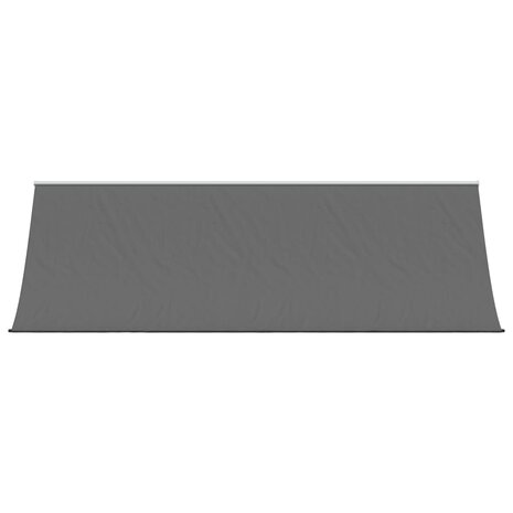 Luifel uittrekbaar 350x150 cm stof en staal antracietkleurig 3