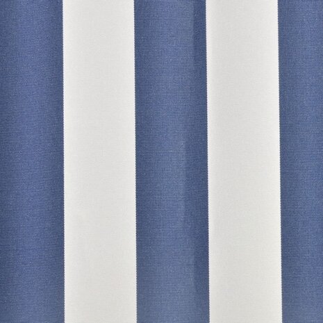Luifeldoek 350x250 cm canvas blauw en wit  3