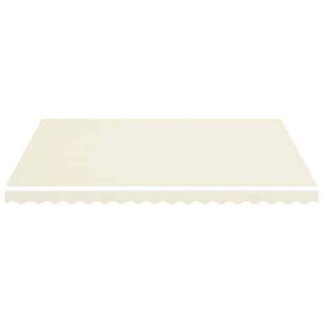 Vervangingsdoek voor luifel 4,5x3,5 m crèmekleurig 3