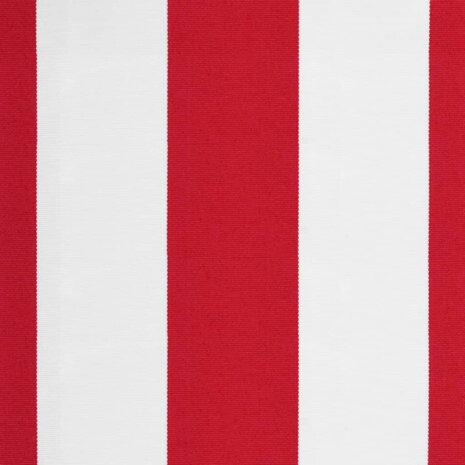 Vervangingsdoek voor luifel gestreept 4,5x3 m rood en wit 6