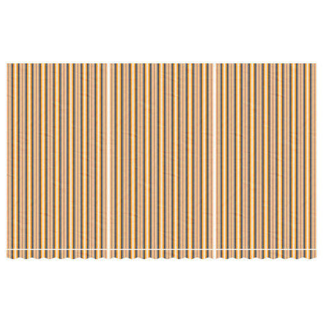 Vervangingsdoek voor luifel gestreept 6x3,5 m meerkleurig 3
