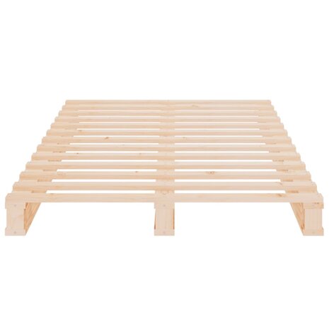 Palletbed massief grenenhout 90x200 cm 5