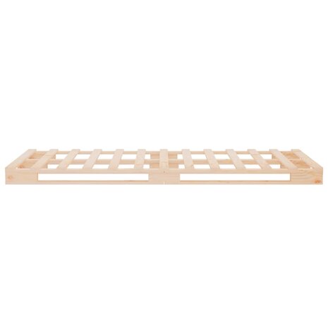 Palletbed massief grenenhout 90x200 cm 6