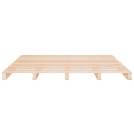 Palletbed massief hout 180x200 cm 5
