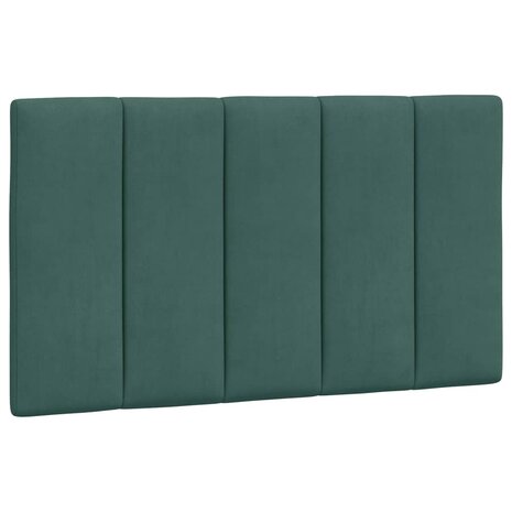 Bed met matras fluweel donkergroen 90x200 cm 5