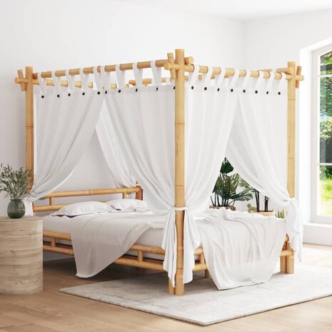 Hemelbed 140x200 cm bamboe 1