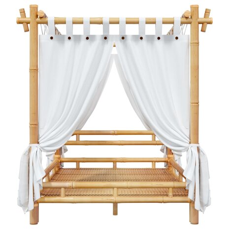 Hemelbed 140x200 cm bamboe 5