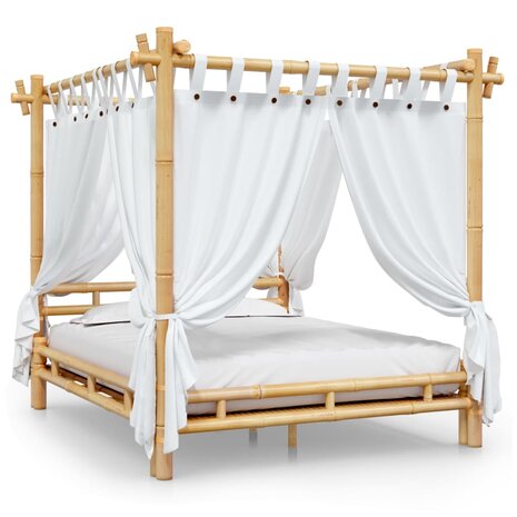 Hemelbed 160x200 cm bamboe 2