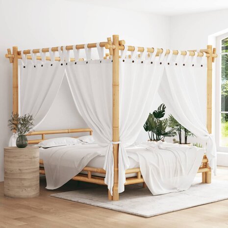 Hemelbed 180x200 cm bamboe 1